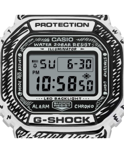 Купить Японские наручные часы Casio G-SHOCK DW-5600JV-7 с хронографом  в E-mobi