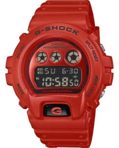 Купить Японские наручные часы Casio G-SHOCK DW-6900RRB-4 с хронографом в E-mobi