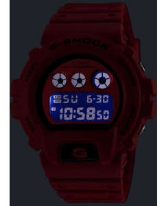 Купить Японские наручные часы Casio G-SHOCK DW-6900RRB-4 с хронографом  в E-mobi