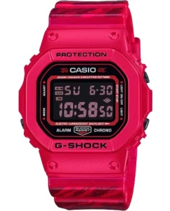 Купить Японские наручные часы Casio G-SHOCK DW-5600JAH24-4 с хронографом в E-mobi