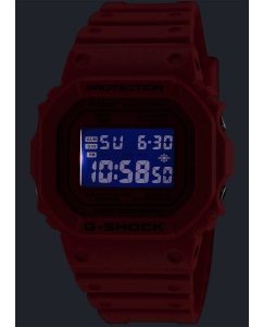 Купить Японские наручные часы Casio G-SHOCK DW-5600RRB-4 с хронографом  в E-mobi