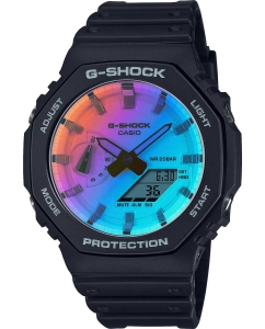 Купить Японские наручные часы Casio G-SHOCK GA-2100SR-1A с хронографом в E-mobi
