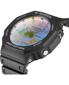 Купить Японские наручные часы Casio G-SHOCK GA-2100SR-1A с хронографом  в E-mobi