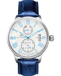 Купить Механические наручные часы Carl von Zeyten CVZ0082WHS в E-mobi