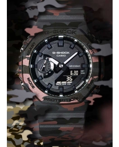 Купить Японские наручные часы Casio G-SHOCK GA-2100CM-8A с хронографом  в E-mobi