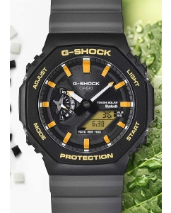 Купить Японские наручные часы Casio G-SHOCK GA-B2100DF-1A с хронографом  в E-mobi