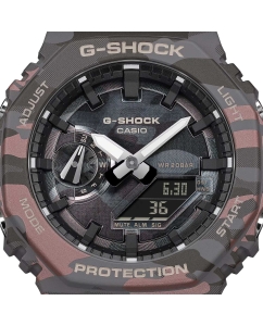 Купить Японские наручные часы Casio G-SHOCK GA-2100CMD-8A с хронографом  в E-mobi