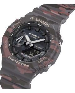 Купить Японские наручные часы Casio G-SHOCK GA-2100CMD-8A с хронографом  в E-mobi