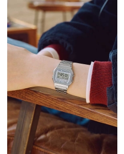 Купить Японские наручные часы Casio Vintage A158WEA-7 с хронографом  в E-mobi