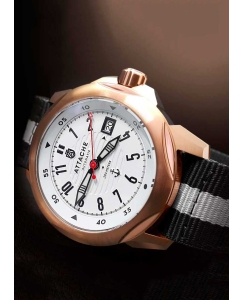 Купить Российские механические наручные часы ATTACHE MARINE-AUTO-BRWHITE2.2  в E-mobi