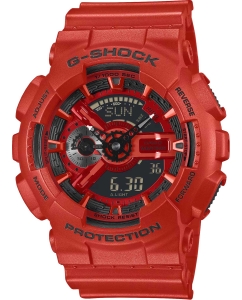Купить Японские наручные часы Casio G-SHOCK GA-110RRB-4A с хронографом в E-mobi