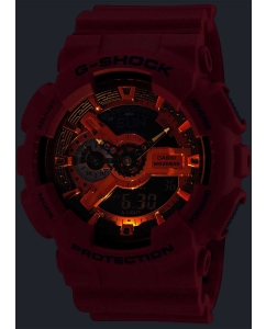 Купить Японские наручные часы Casio G-SHOCK GA-110RRB-4A с хронографом  в E-mobi
