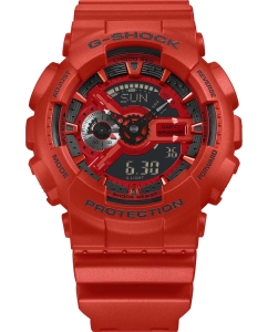 Купить Японские наручные часы Casio G-SHOCK GA-110RRB-4A с хронографом  в E-mobi