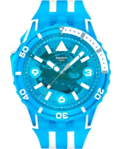 Купить Швейцарские керамические наручные часы Swatch SSCU09S100 в E-mobi