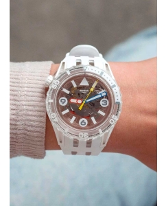 Купить Швейцарские керамические наручные часы Swatch SSCU09K100  в E-mobi