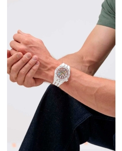Купить Швейцарские керамические наручные часы Swatch SSCU09K100  в E-mobi
