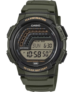 Купить Японские наручные часы Casio Collection WS-1800-3A с хронографом в E-mobi
