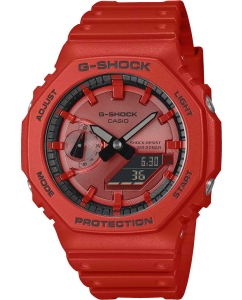 Купить Японские наручные часы Casio G-SHOCK GA-2100RRB-4A с хронографом в E-mobi