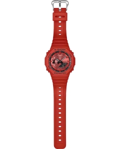 Купить Японские наручные часы Casio G-SHOCK GA-2100RRB-4A с хронографом  в E-mobi
