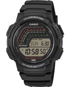 Купить Японские наручные часы Casio Collection WS-1800-1A с хронографом в E-mobi