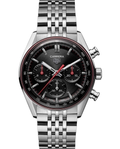 Купить Швейцарские механические наручные часы TAG Heuer Carrera CBS2114.BA0053 с хронографом в E-mobi