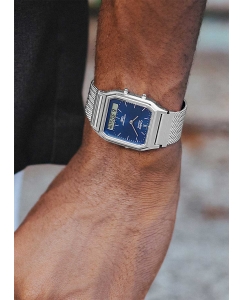 Купить Японские наручные часы Casio Vintage AQ-230EM-2A с хронографом  в E-mobi