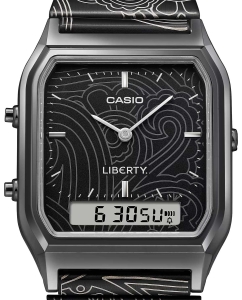 Купить Японские наручные часы Casio Vintage AQ-230EBLT-1A с хронографом  в E-mobi