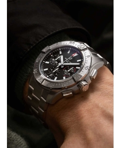Купить Швейцарские механические наручные часы Breitling AB0147101B1A1 с хронографом  в E-mobi