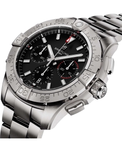 Купить Швейцарские механические наручные часы Breitling AB0147101B1A1 с хронографом  в E-mobi