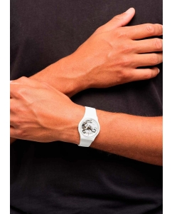 Купить Швейцарские керамические наручные часы Swatch SO31W102  в E-mobi