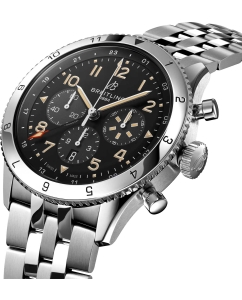 Купить Швейцарские механические наручные часы Breitling AB04453A1B1A1 с хронографом  в E-mobi