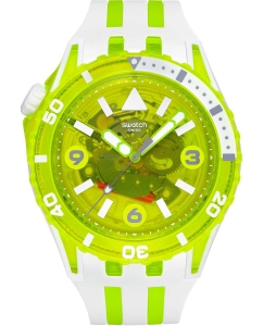 Купить Швейцарские керамические наручные часы Swatch SSCU09J100 в E-mobi