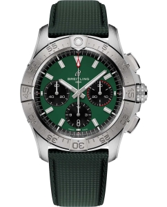 Купить Швейцарские механические наручные часы Breitling AB0146101L1X1 с хронографом в E-mobi