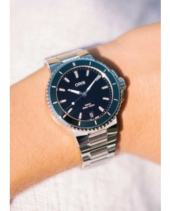 Купить Швейцарские механические наручные часы Oris 01-733-7792-4194-07-8-19-05P  в E-mobi