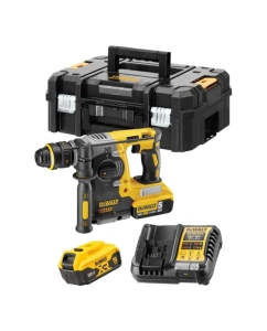 Купить Аккумуляторный перфоратор DEWALT DCH274P2T, 18 В, 2.1 Дж, 4600 уд/мин, с 2 АКБ 5 Ач и ЗУ, в кейсе () DCH274P2T-QW в E-mobi