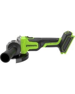 Купить Угловая шлифовальная машина аккумуляторная GreenWorks AG590, 24V, б/щет, 125 мм, 8500 об/мин, Anti-Kickback,1х4Ач, ЗУ, коробка 3201007VUB  в E-mobi
