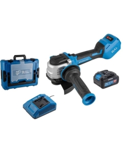 Купить Аккуммуляторная углошлифмашина BULL CSG 1812-1 SR Xcase XLTpro 1x4 Ач БЕСЩЕТ, 125 мм, рег. об., 10 000 об/мин 1333997 ЦЗ-0841839086 в E-mobi