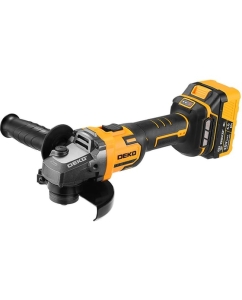 Купить Углошлифовальная машина бесщеточная DEKO DKAG-125, 20В, 1_4.0Ач 083-1063 в E-mobi
