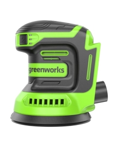 Купить Эксцентриковая шлифмашина аккумуляторная GreenWorks OS325, 24V, 125 мм, 5000-8000-11000 об/мин, амплитуда 2.4 мм, 1х2Ач, ЗУ, кор 3100907VUA  в E-mobi