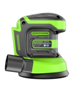 Купить Эксцентриковая шлифмашина аккумуляторная GreenWorks OS325, 24V, 125 мм, 5000-8000-11000 об/мин, амплитуда 2.4 мм, 1х2Ач, ЗУ, кор 3100907VUA  в E-mobi