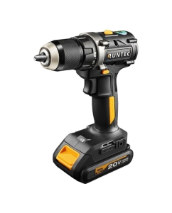 Купить Дрель-шуруповерт аккумуляторная RUNTEC PRO 13 мм,20В, 2*2Ач, 55Нм RT-ID221 в E-mobi