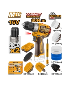 Купить Аккумуляторный шуруповерт INGCO б/щ 16В Li-ion, 60 Нм INDUSTRIAL COSLI240786  в E-mobi