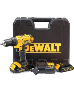 Купить Аккумуляторная дрель-шуруповерт Dewalt 18 В, 1500 об/мин, с 2 АКБ 1.5 Ач и ЗУ, в кейсе, DCD771S2 DCD771S2-QW в E-mobi