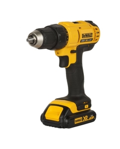 Купить Аккумуляторная дрель-шуруповерт Dewalt 18 В, 1500 об/мин, с 2 АКБ 1.5 Ач и ЗУ, в кейсе, DCD771S2 DCD771S2-QW  в E-mobi