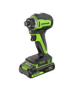 Купить Винтоверт ударный аккумуляторный GreenWorks ID3170, 24V, б/щет, 0-3200об/мин, 4000 уд/мин, HEX 1/4, 170Нм, 1х2Ач, ЗУ, кор 3804907VUA в E-mobi