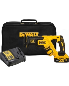 Купить Аккумуляторная сабельная пила DEWALT DCS367P1, 18 В, 2900 ход/мин, 28.6 мм, с АКБ 5 Ач и ЗУ, в сумке DCS367P1-QW в E-mobi