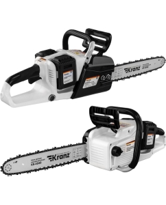 Купить Пила цепная аккумуляторная KRANZ KR-4040 бесщеточная, шина 40см, 2xАКБ (2x20В) 4Ач KR-16-1011  в E-mobi