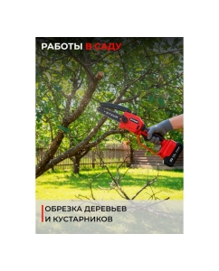Купить Пила цепная аккумуляторная Ставр (18 В, шина 15 см, BL, 1х2.0 Ач) STAVR SCS 18BL-15-1K, 9060100053  в E-mobi