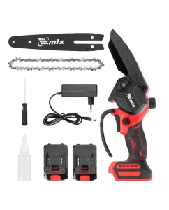 Купить Цепная мини-пила аккумуляторная MTX MCS-150, шина 150 мм, Li-Ion, 20 В 58641  в E-mobi