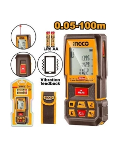 Купить Лазерный дальномер INGCO INDUSTRIAL 100м (40) HLDD1008  в E-mobi